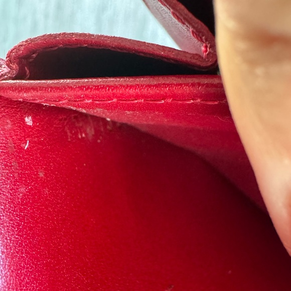 ❤️LOUIS VUITTON Red Vernis Wallet ❤️ - Picture 7 of 9